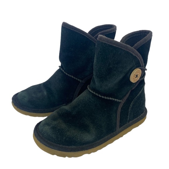 UGG Other - Ugg Toddler Girl Leona Suede Boots Size 12